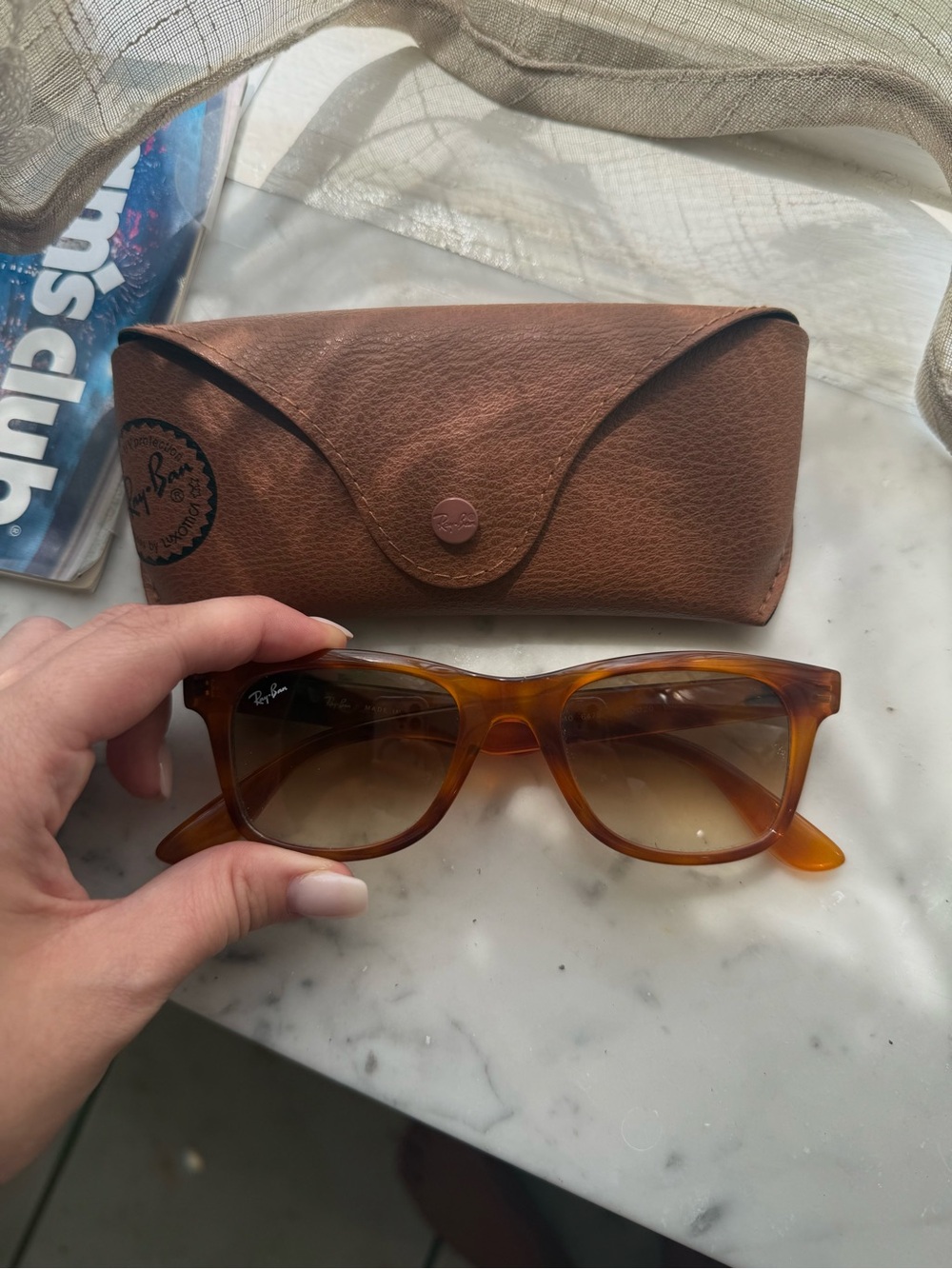 Ray-Ban Brown Tortoiseshell Sunglasses - Picture 2 of 5